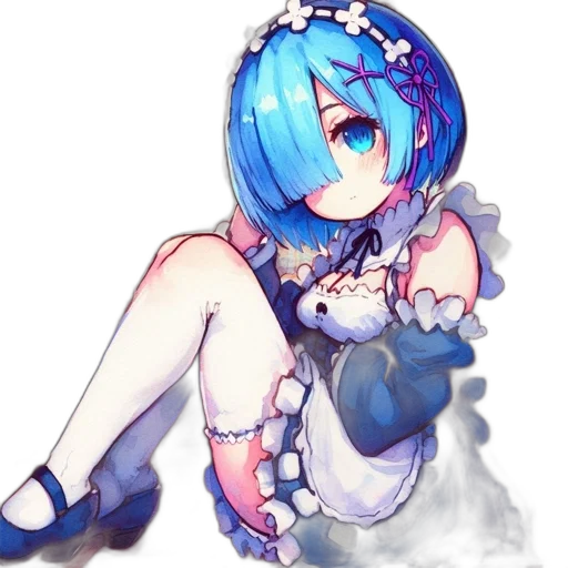 dress, robot, staff, weapon transparent PNG cut-out