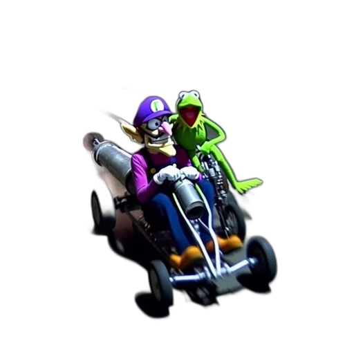 car, weapon, pixel art, 3d render transparent PNG cut-out