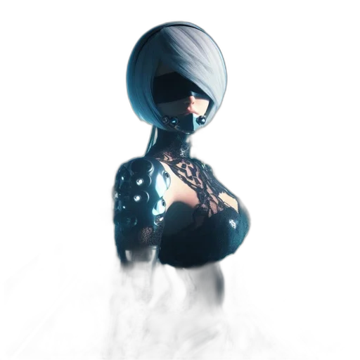 dress, hat, mask, robot transparent PNG cut-out