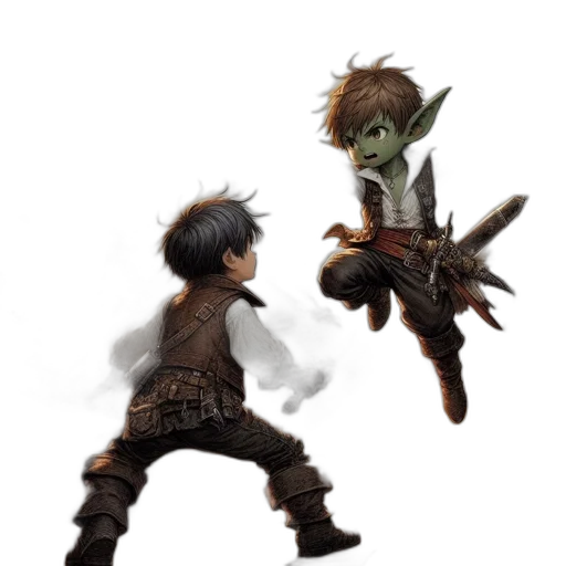 staff, creature, concept art, fantasy art transparent PNG cut-out