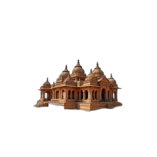 building, crown, furniture, 3d render transparent PNG cut-out