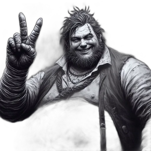 jacket, creature, animal, staff transparent PNG cut-out