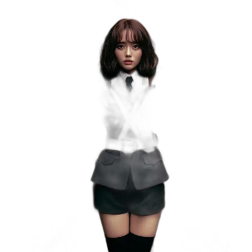 staff, dress, robot, creature transparent PNG cut-out