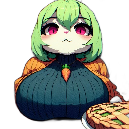 creature, food, mask, staff transparent PNG cut-out