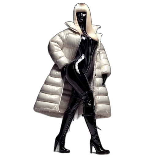 jacket, mask, concept art, cyberpunk transparent PNG cut-out