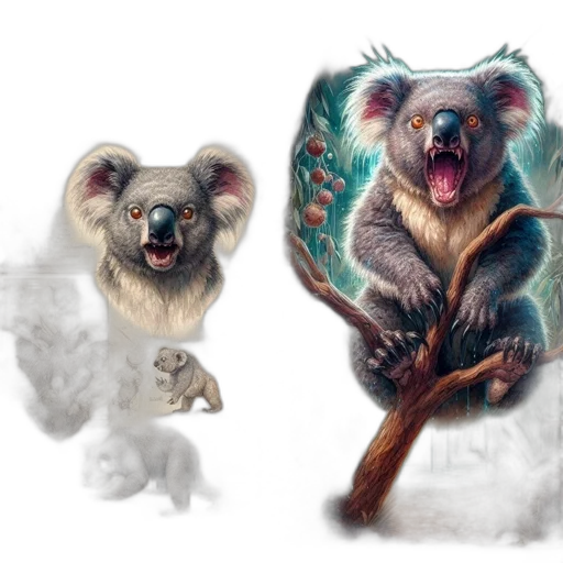creature, concept art, fantasy art, photorealistic transparent PNG cut-out