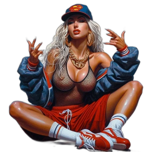 jacket, hat, face, photorealistic transparent PNG cut-out