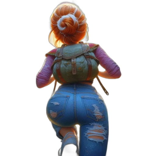jacket, robot, creature, weapon transparent PNG cut-out