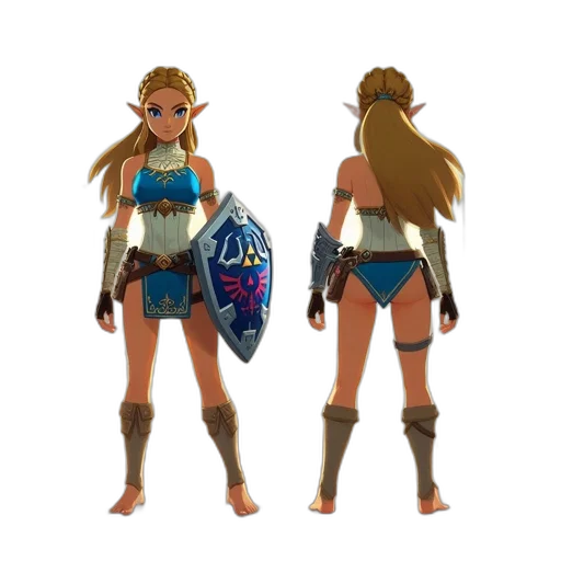 concept art, 3d render, fantasy art, pixel art transparent PNG cut-out
