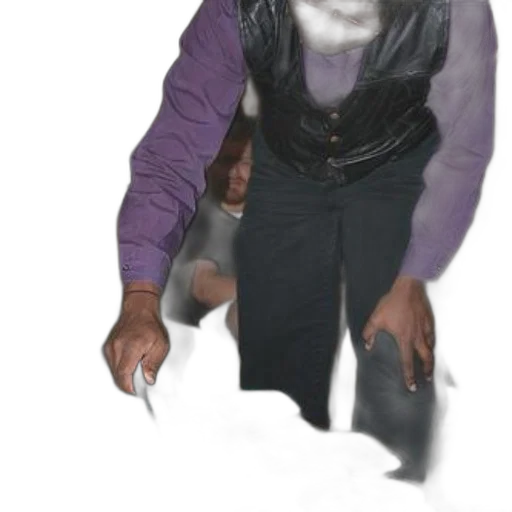 jacket, creature, staff, mask transparent PNG cut-out