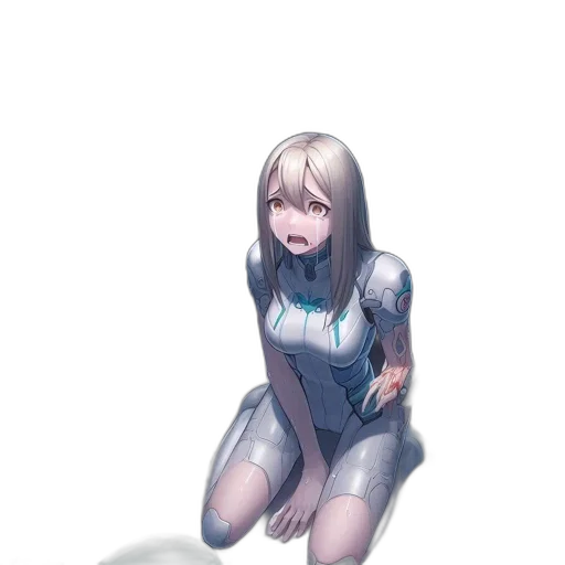 robot, dress, creature, face transparent PNG cut-out