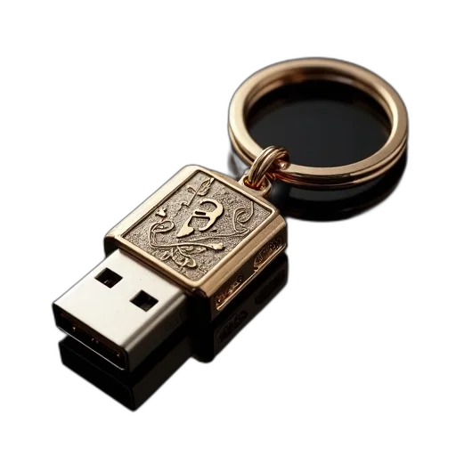 jewelry, 3d render, 32gb, usb transparent PNG cut-out