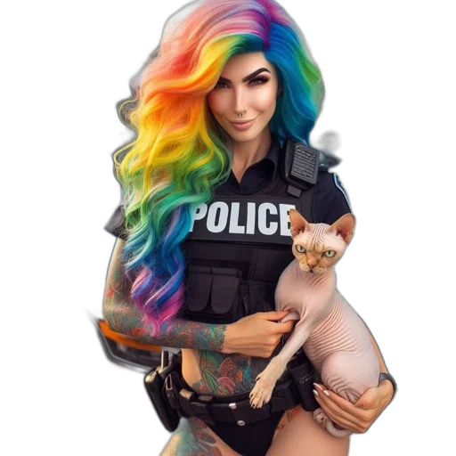 animal, creature, weapon, cyberpunk transparent PNG cut-out