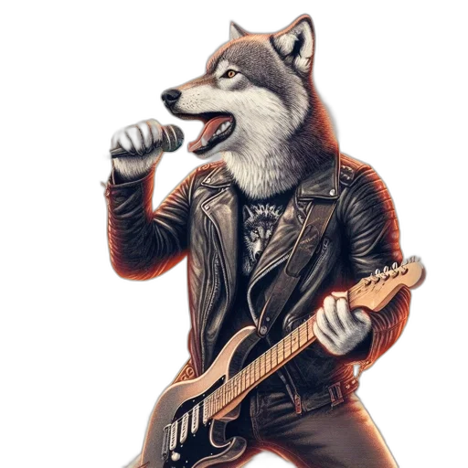 jacket, animal, cartoon, concept art transparent PNG cut-out