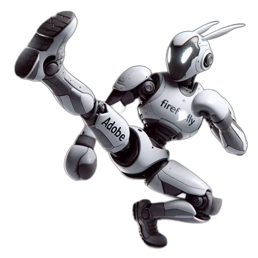 robot, concept art, 3d render, comic book art transparent PNG cut-out