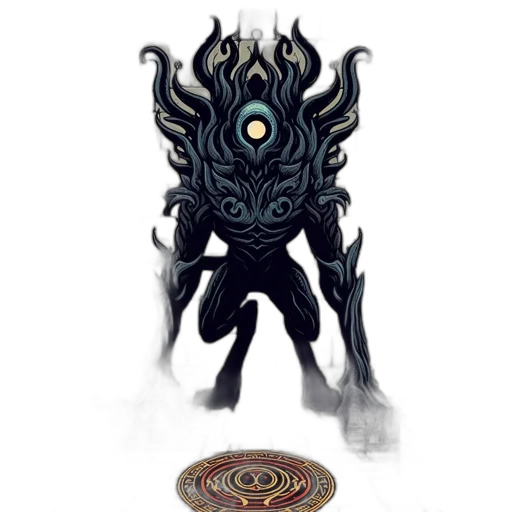 creature, mask, staff, robot transparent PNG cut-out