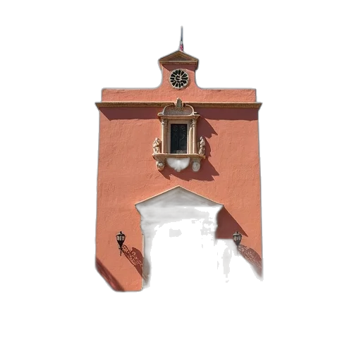 building, staff, umbrella, face transparent PNG cut-out