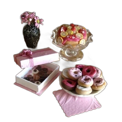 food, jewelry, 3d render, photorealistic transparent PNG cut-out