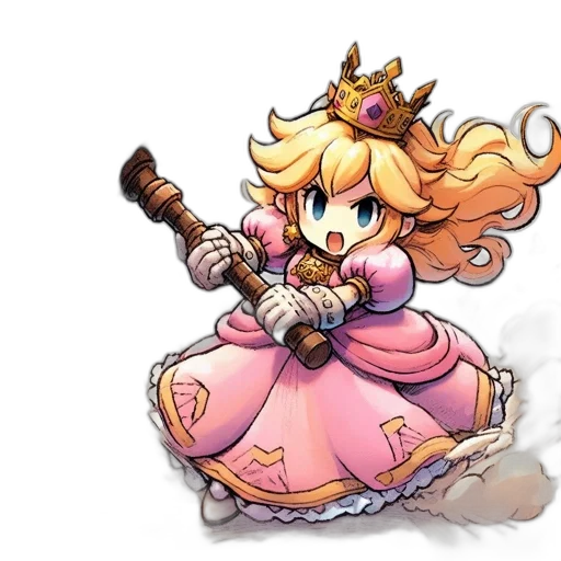 crown, staff, weapon, dress transparent PNG cut-out