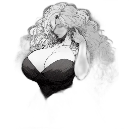 dress, hair, crown, face transparent PNG cut-out