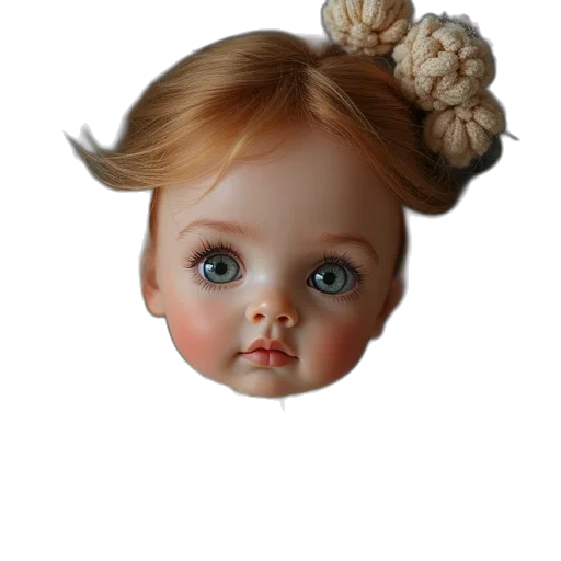 face, hair, crown, mask transparent PNG cut-out