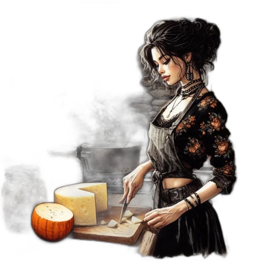 food, concept art, fantasy art, photorealistic transparent PNG cut-out