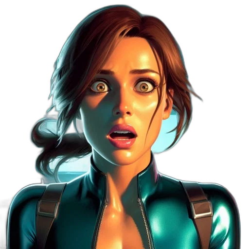 face, jacket, robot, comic book art transparent PNG cut-out
