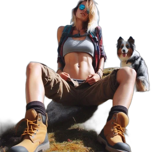 animal, creature, staff, shoes transparent PNG cut-out