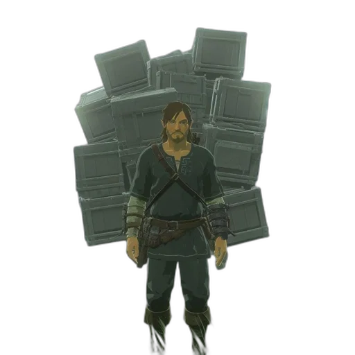 jacket, weapon, staff, sword transparent PNG cut-out
