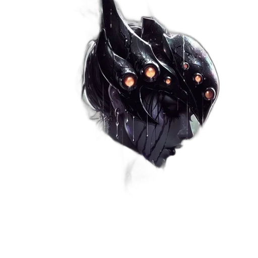 mask, creature, face, dragon transparent PNG cut-out