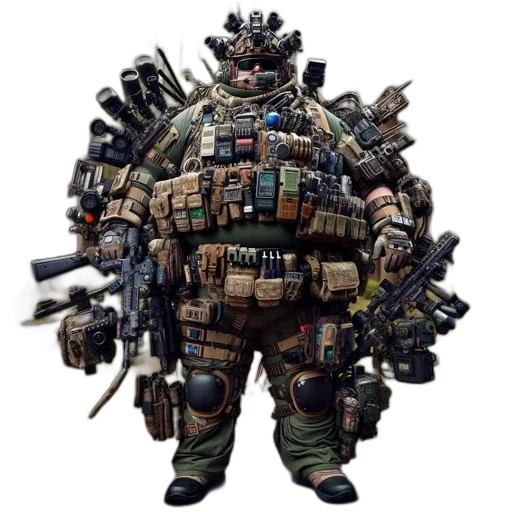weapon, robot, animal, jacket transparent PNG cut-out