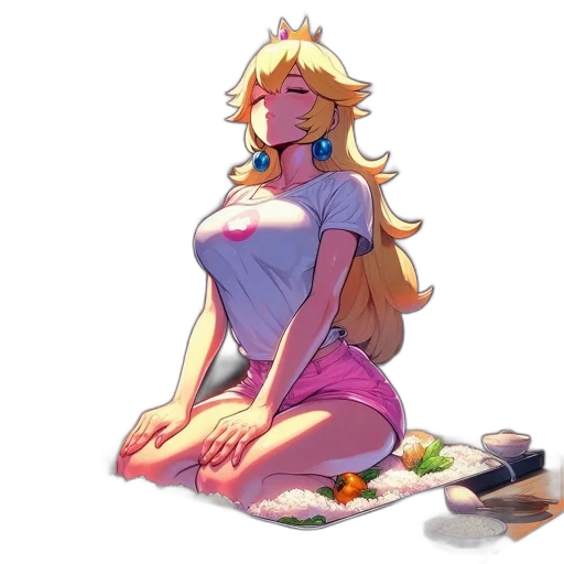 dress, food, concept art, pixel art transparent PNG cut-out