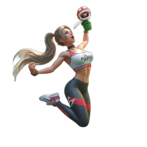 concept art, 3d render, pixel art, comic book art transparent PNG cut-out