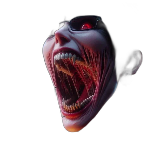 mask, creature, face, staff transparent PNG cut-out