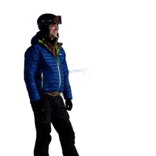 jacket, staff, hat, 3d render transparent PNG cut-out