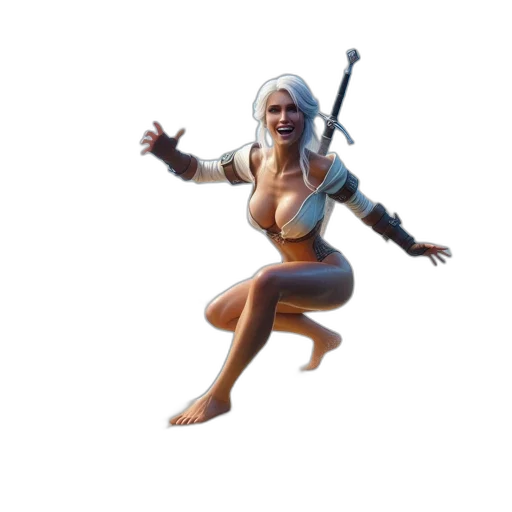 weapon, staff, sword, creature transparent PNG cut-out