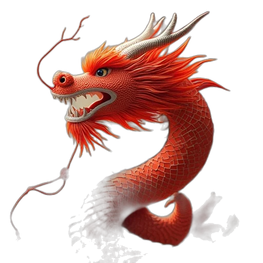 dragon, creature, animal, staff transparent PNG cut-out