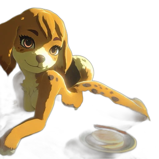 creature, animal, staff, weapon transparent PNG cut-out