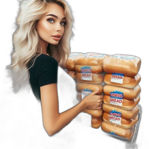 food, hair, dress, jacket transparent PNG cut-out