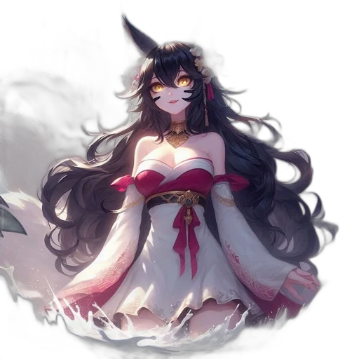 dress, crown, staff, mask transparent PNG cut-out
