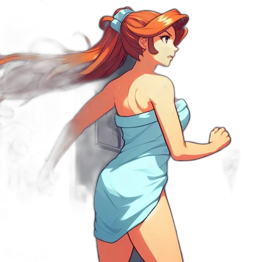 dress, concept art, pixel art, anime transparent PNG cut-out