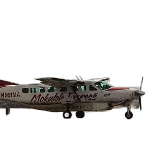 3d render, photorealistic, mokulele, express transparent PNG cut-out