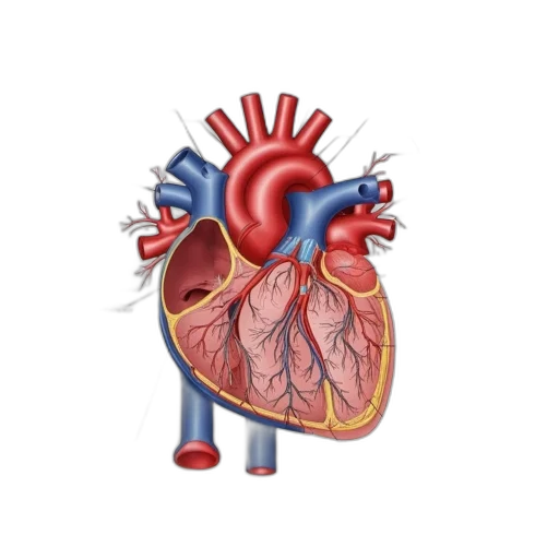 illustration, human, cardiovascular, system transparent PNG cut-out