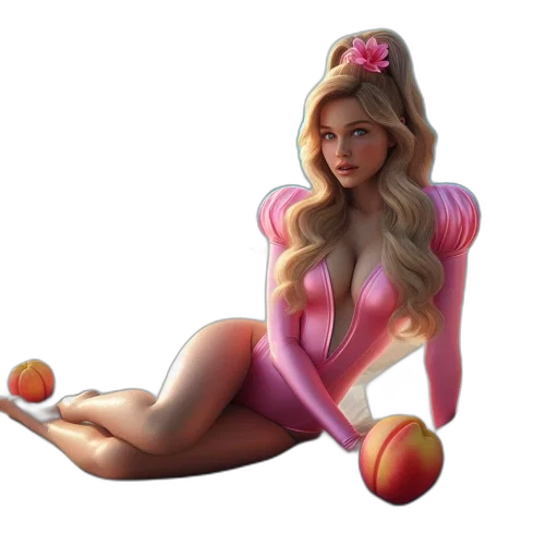dress, concept art, 3d render, fantasy art transparent PNG cut-out