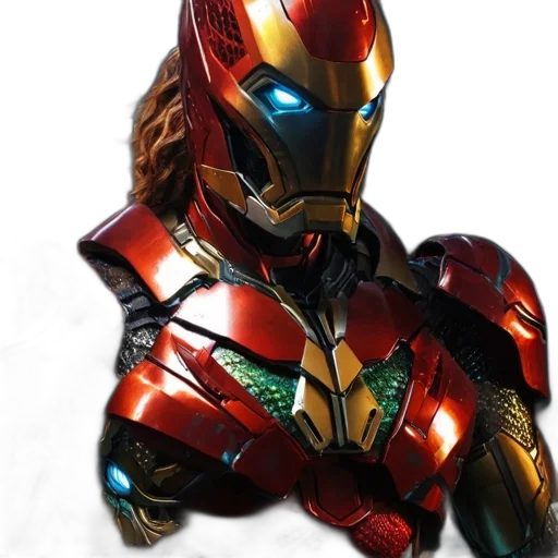 robot, mask, jewelry, weapon transparent PNG cut-out