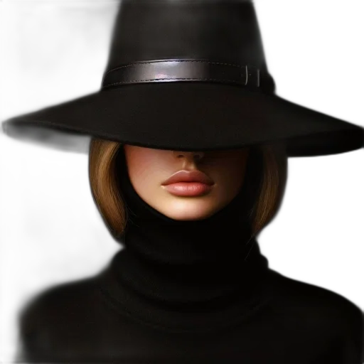 hat, mask, face, staff transparent PNG cut-out