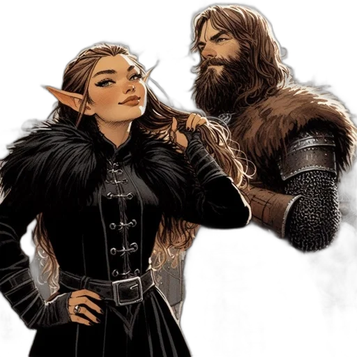 fantasy art, concept art, comic book art, male transparent PNG cut-out