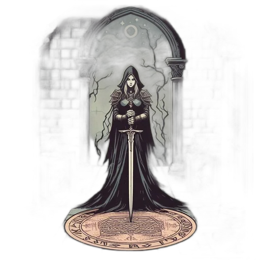 sword, staff, crown, mask transparent PNG cut-out