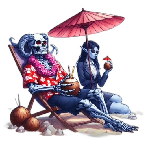 concept art, fantasy art, comic book art, vaporwave transparent PNG cut-out