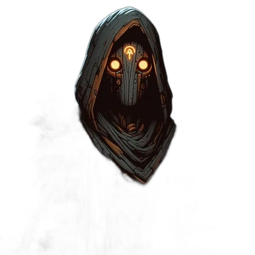 mask, face, creature, staff transparent PNG cut-out